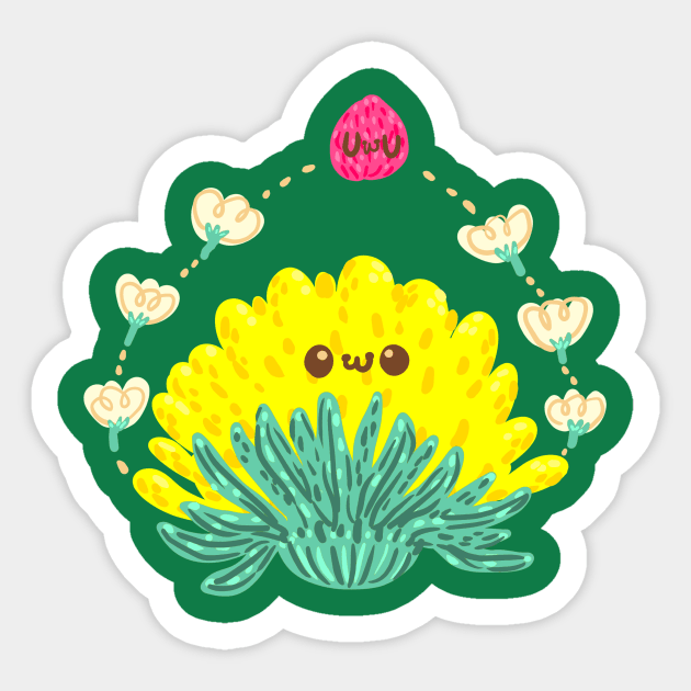 Blooming Tea Sticker by Fluffymafi